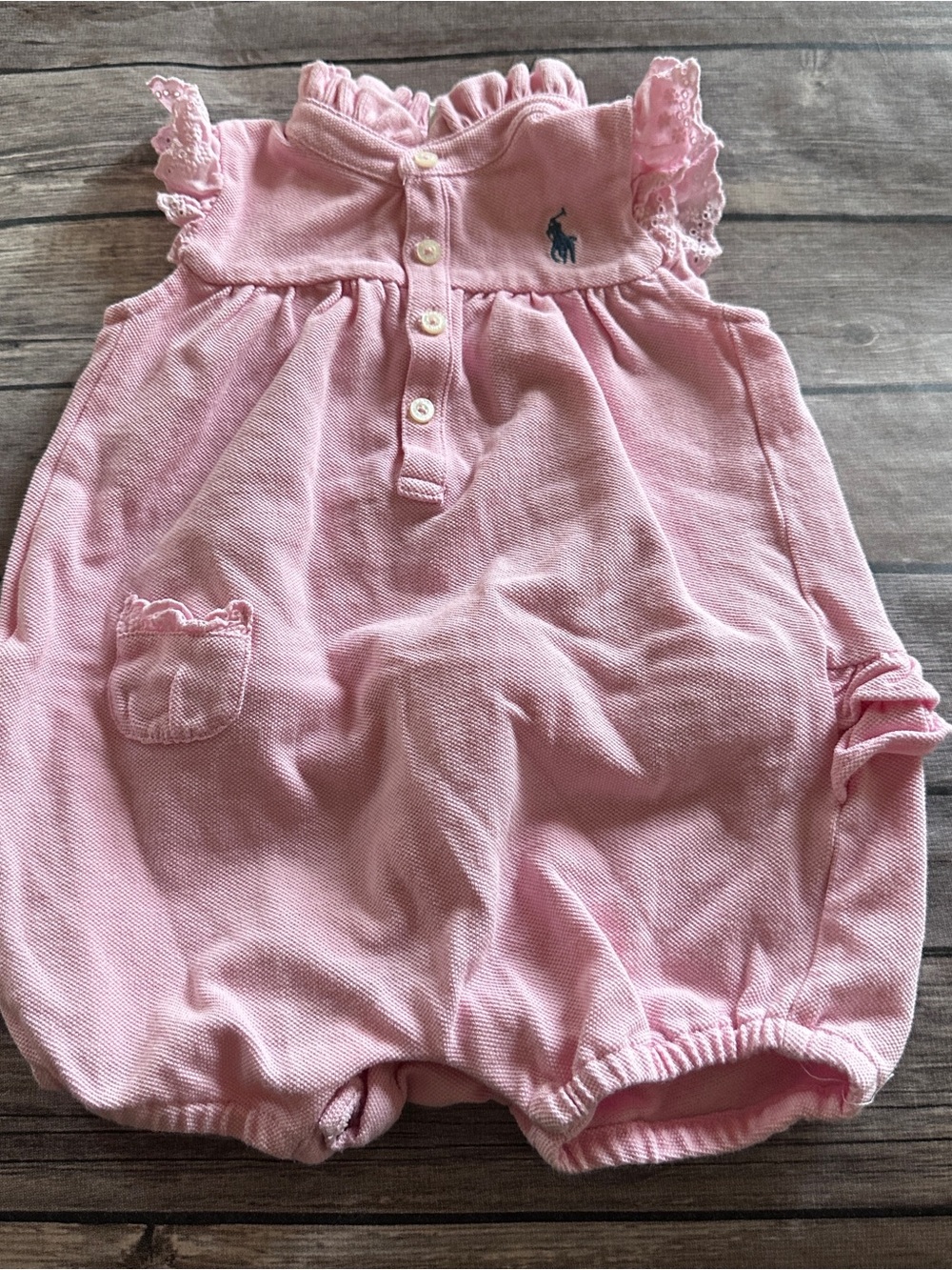Ralph lauren pink bubble vguc 9m